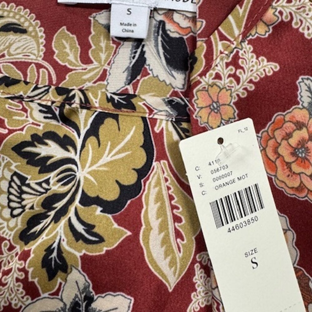 NWT Anthropologie Josie Floral Blouse by ISLA MAUDE - Picture 5 of 6